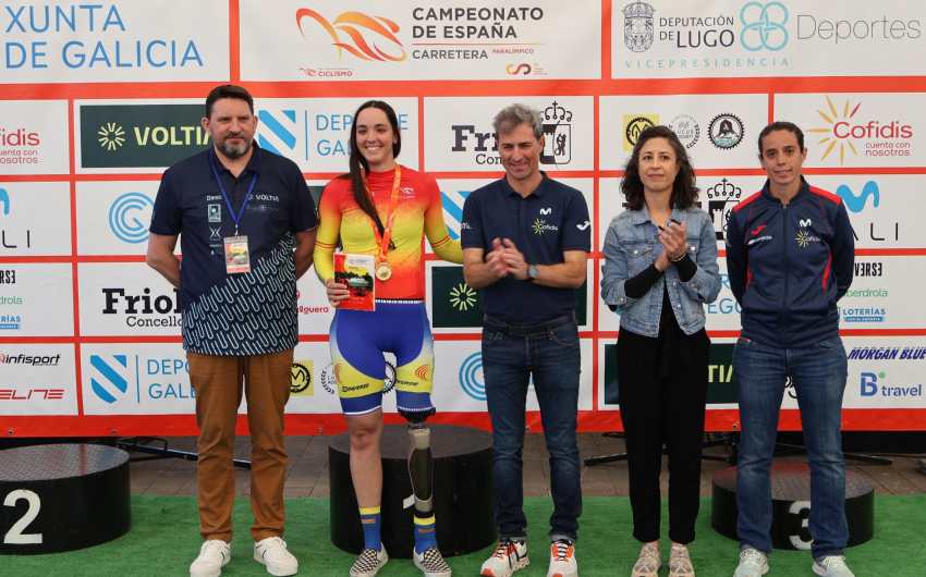 Clàudia Grau, amb el mallot de Campiona d'Espanya de CRI | Foto: RFEC Clàudia Grau, amb el mallot de Campiona d'Espanya de CRI | Foto: RFEC