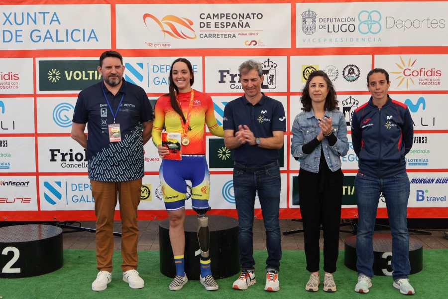 Clàudia Grau, amb el mallot de Campiona d'Espanya de CRI | Foto: RFEC Clàudia Grau, amb el mallot de Campiona d'Espanya de CRI | Foto: RFEC