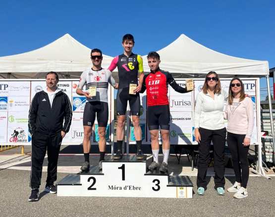 Podi elit masculí a la Lliga Catalana de BTT Móra d'Ebre