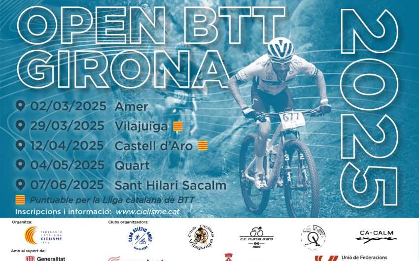 Cartell de l'Open Girona BTT 2025