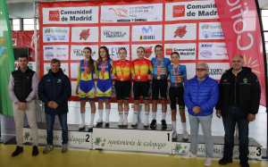 Podi del Campionat d'Espanya cadet de Madison | Foto: RFEC