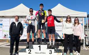 Podi elit masculí a la Lliga Catalana de BTT Móra d'Ebre
