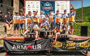 Foto de família dels campions de Catalunya d'Enduro 