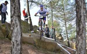 Eloi Palau a la Copa Osona de Trial a Olost