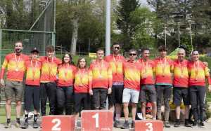 Foto dels campions d'Espanya d'Enduro