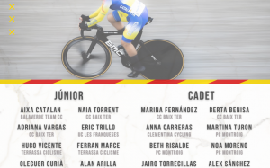 Selecció catalana al Campionat d'Espanya de Pista Júnior i Cadet 2025